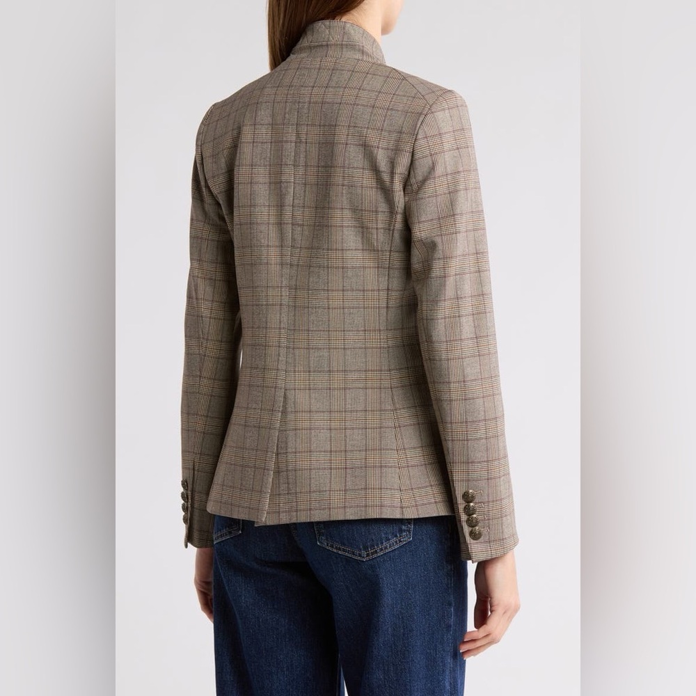 NWT $698 Veronica Beard Plaid Dickey Jacket - Picture 2 of 3